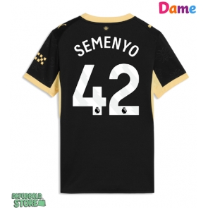 Manchester City Antoine Semenyo #42 Replika Udebanetrøje Dame 2026-27 Kortærmet
